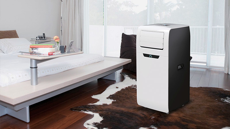 9000BTU Draagbare kamer AC-eenheden met WIFI afstandsbediening ontvochtiging en slaapmodus