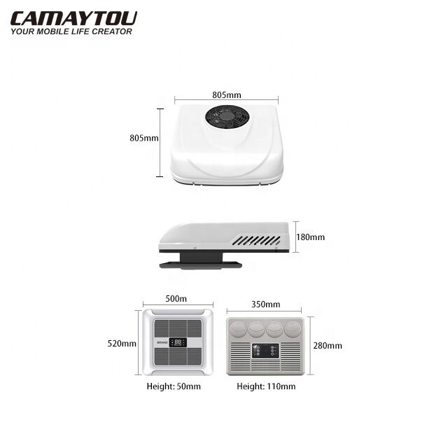 12v airconditioner 24v 48v Rv caravan Camper Motorhome Campervan Van airconditioningsystemen